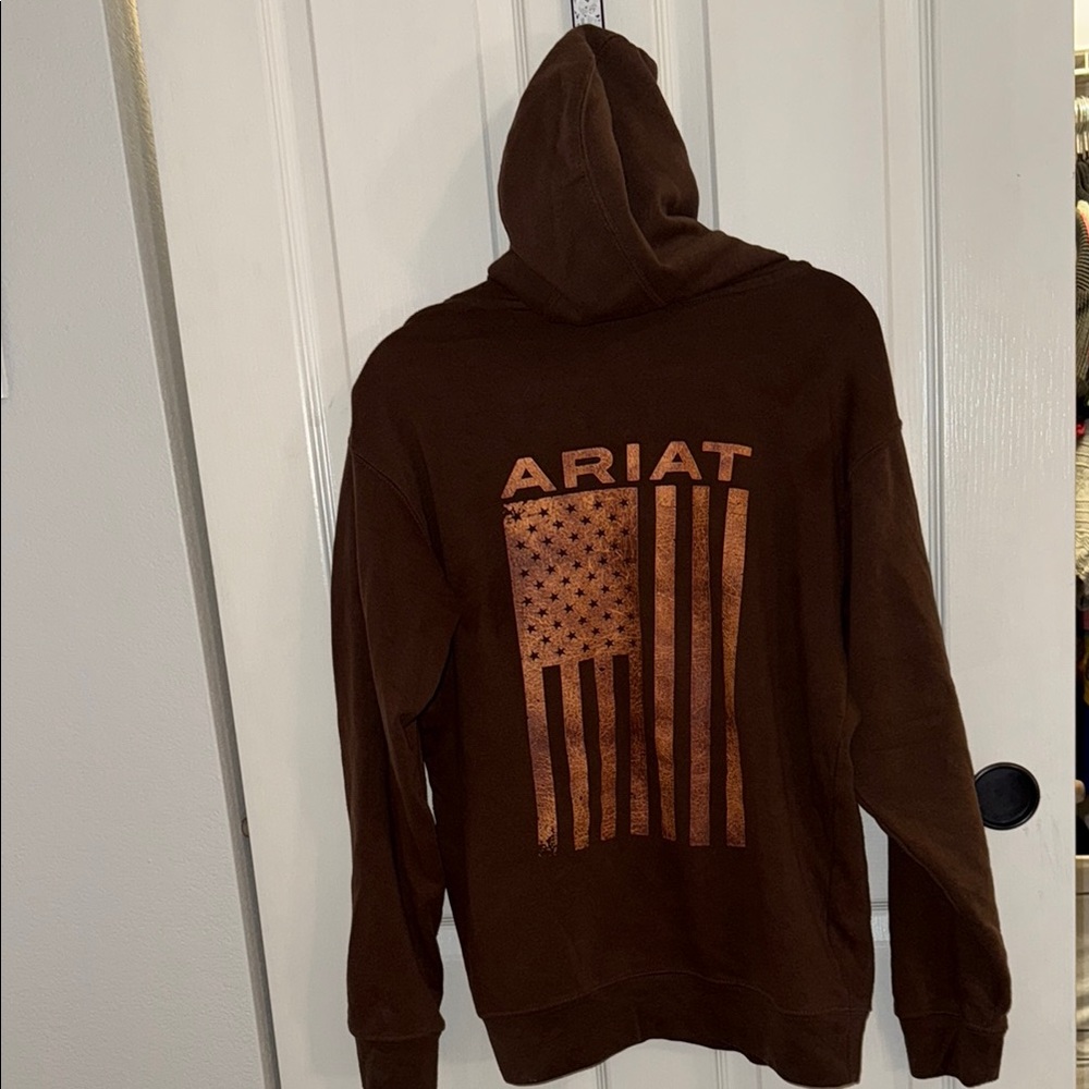 Ariat Hoodie with Flag Graphic